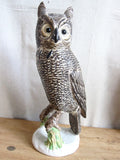 Vintage Pair of 13.5" Ceramic Owl Figurines - Yesteryear Essentials
 - 7