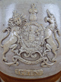 Antique Doulton Crock Gin Keg ~ Royal Coat of Arms - Yesteryear Essentials
 - 2