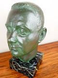 Signed Bronze Male Bust Sculpture by Nadia Scarpitta - Yesteryear Essentials
 - 9