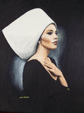 Original Oil Portrait Painting of Jean Seberg - Yesteryear Essentials
 - 1