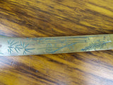 Japanese Shakudo Meiji Era Letter Opener - Yesteryear Essentials
 - 7