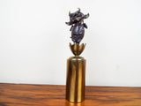 Vintage Signed Charles Bragg Limited Edition Deviled Egg Bronze & Brass Sculpture - Yesteryear Essentials
 - 2