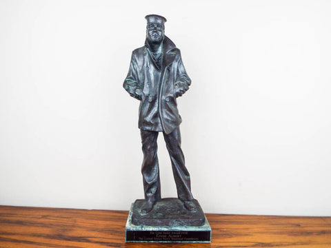 S Sleifeld Limited Edition Lone Sailor ~ USN Military Award for Eddie Albert