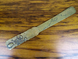 Vintage Japanese Shakudo Meiji Era Letter Opener - Yesteryear Essentials
 - 2