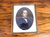 Antique 19th C Framed Portrait Miniature Oil Painting - Yesteryear Essentials
 - 6