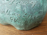 Abstract Brutalist Bronze Sculpture of Wallace Stevens Poem - Yesteryear Essentials
 - 5