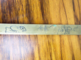 Vintage Japanese Shakudo Meiji Era Letter Opener - Yesteryear Essentials
 - 5