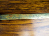 Vintage Japanese Shakudo Meiji Era Letter Opener - Yesteryear Essentials
 - 6