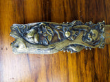 Vintage Japanese Shakudo Meiji Era Letter Opener - Yesteryear Essentials
 - 9