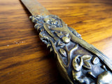 Vintage Japanese Shakudo Meiji Era Letter Opener - Yesteryear Essentials
 - 5