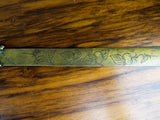 Vintage Japanese Shakudo Meiji Era Macaque Letter Opener - Yesteryear Essentials
 - 7