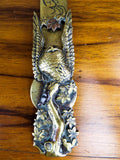 Japanese Shakudo Meiji Era Letter Opener Page Turner - Yesteryear Essentials
 - 2