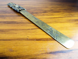 Japanese Shakudo Meiji Era Letter Opener Page Turner - Yesteryear Essentials
 - 7