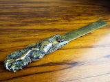 Japanese Shakudo Meiji Era Letter Opener Page Turner - Yesteryear Essentials
 - 8