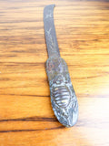 Vintage Japanese Shakudo Meiji Era Letter Opener - Yesteryear Essentials
 - 2