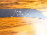 Vintage Japanese Shakudo Meiji Era Letter Opener - Yesteryear Essentials
 - 8