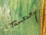 Vintage David Tauszky Portrait  Oil Painting - 24" x 20" - Yesteryear Essentials
 - 4