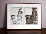 Edward Grant Swayze Abstract Figural Signed Print - Yesteryear Essentials
 - 10