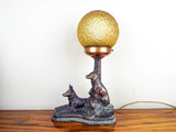 Vintage German Shepherd Dog Table Lamp - Yesteryear Essentials
 - 1