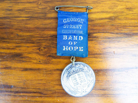 Antique Band of Hope Medal