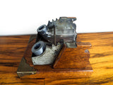 Antique 1890s Hayne Suspended Inkwell Desk - Yesteryear Essentials
 - 6