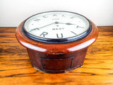 Antique English Mahogany Cased Neale Fruit Market Wall Clock