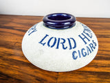 Rare Vintage Advertising Lord Henry Cigars Stoneware Ceramic Match Holder