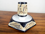 1930s Stoneware Art Deco Ceramic Porcelain Match Holder