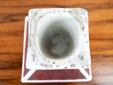 Vintage Playing Card Ceramic Match Holder