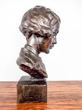 Bronze Amelia Earthart Aviator Signed Sculpture ~ Curtis