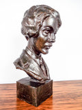 Bronze Amelia Earthart Aviator Signed Sculpture ~ Curtis