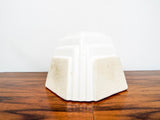 Vintage 1930's Ceramic White Art Deco Match Holder