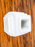 Vintage 1930's Ceramic White Art Deco Match Holder