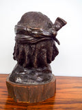 Bronze Indian Chief Sculpture ~  Hank Richter (1928- )