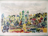 Louis Neillot Signed Print ~ "Paysage D'Allier"