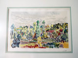 Louis Neillot Signed Print ~ "Paysage D'Allier"