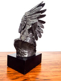 Vintage Signed Bronze Indian Chief Bust Sculpture ~ Bernard Kim