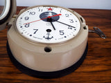 Vintage Russian Soviet Submarine Naval Wall Clock