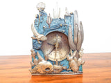 Vintage Western Kit Carson Art Mantel Clock