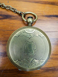 Antique IOR Temperance Aluminum Gold Pocket Fob Watch