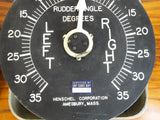 Antique Nautical Battle Ships Rudder Angle Indicator ~ Henschel Corp