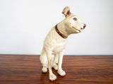 Nipper Dog Chalkware Sculpture Advertising  Statue