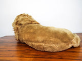 Vintage Mohair Lion w Mane Plush Stuffed Animal