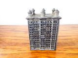 Antique Cast Iron Bank High Rise Tiered Building Piggy Money Box A C Williams