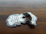 Antique  Silver WCTU Cigarettes Must Go Pin