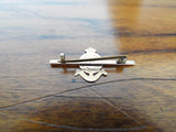 Vintage 9k Gold  George VI Royal Horse Artillery Lapel Pin