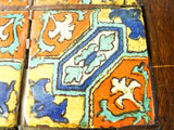 Antique Mission Style Tiled End Table California Tile Oak Side Tile