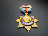 Antique Religious Temperance Army Abstinence Fidelity United Medal Badge Pin