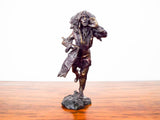 Vintage Bronze Geschutzt Signed Native American Statue Figure after Carl Kauba