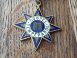 1920s Antique Religious Gospel Temperance Star Enamel Medal